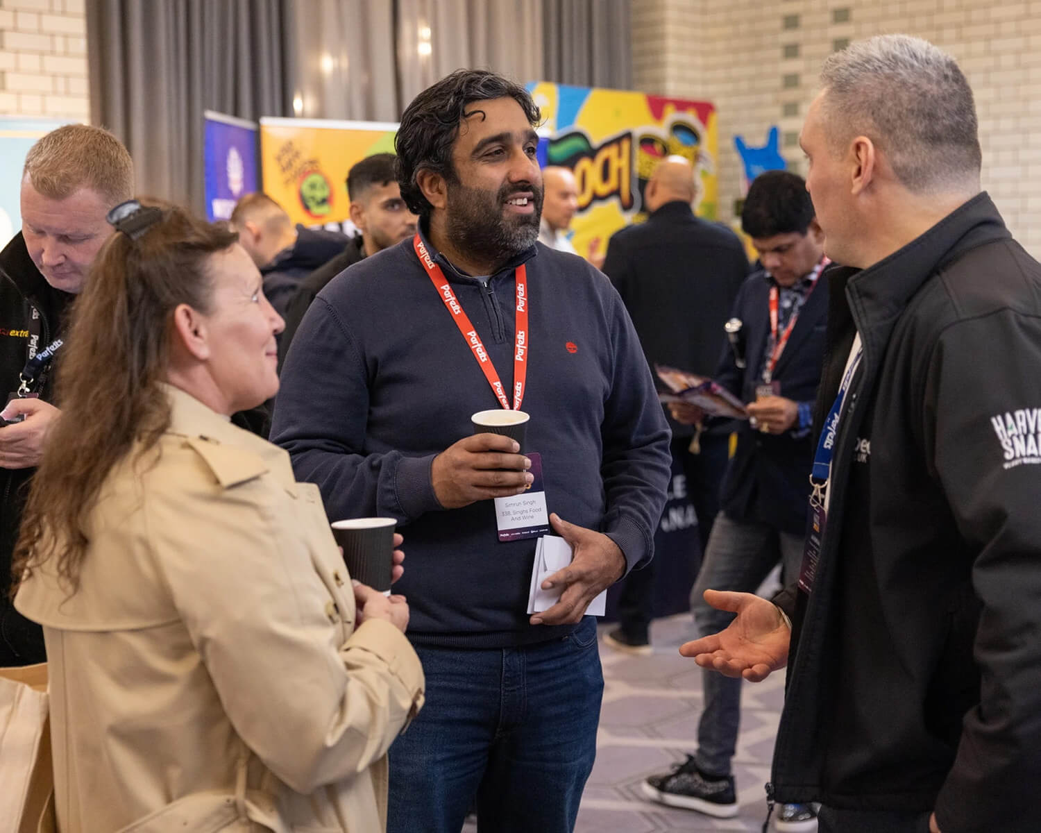 Attendees talking to each other at the Parfetts: Go Local