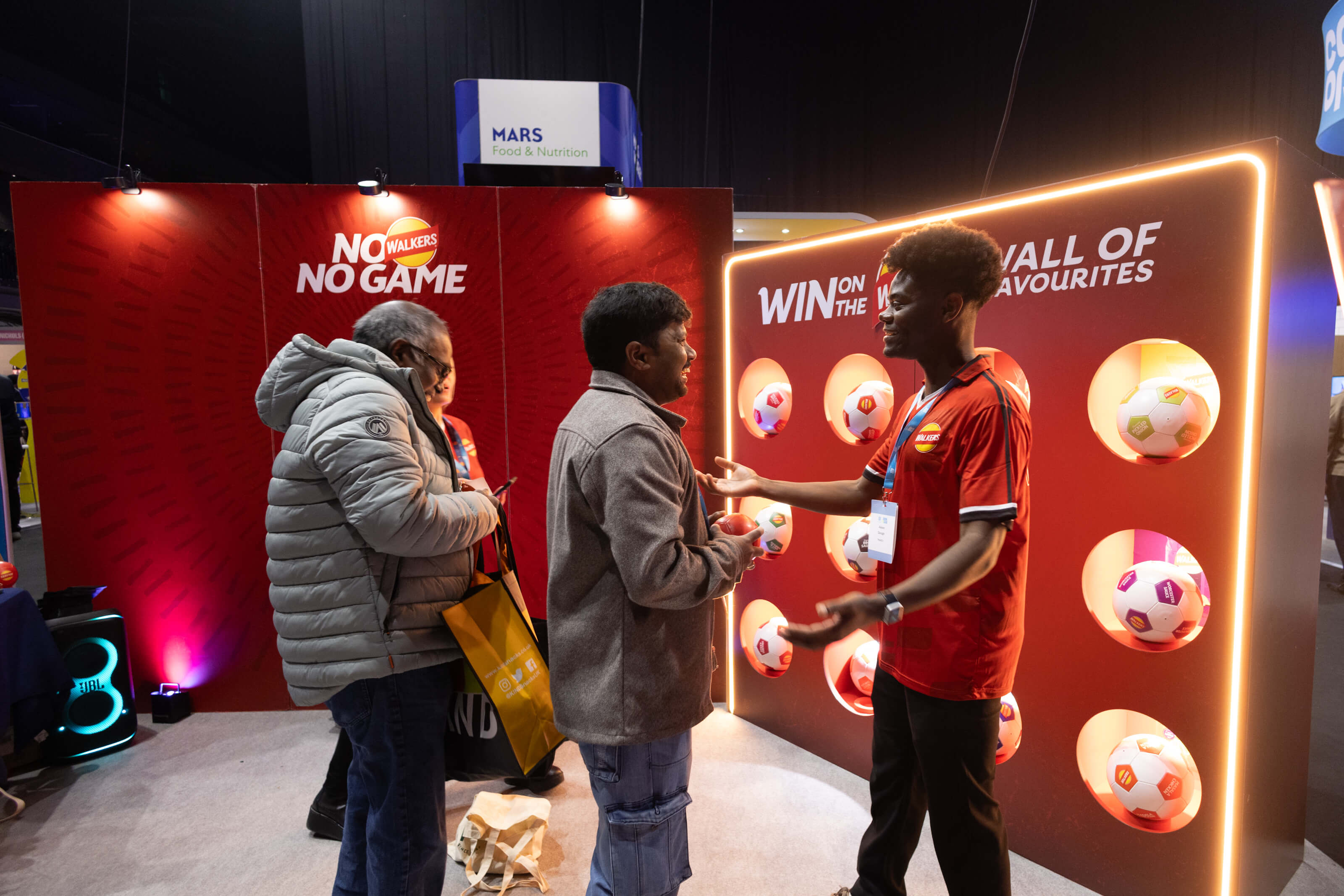 Walkers crisps stand at the Co-op Wholesale Showcase